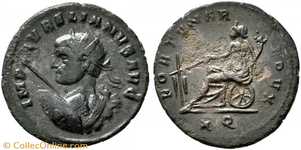 AURELIAN RIC TEMP 2065 SOLD coins ancient to romans imperial and republican aurelian ric temp 2065 sold