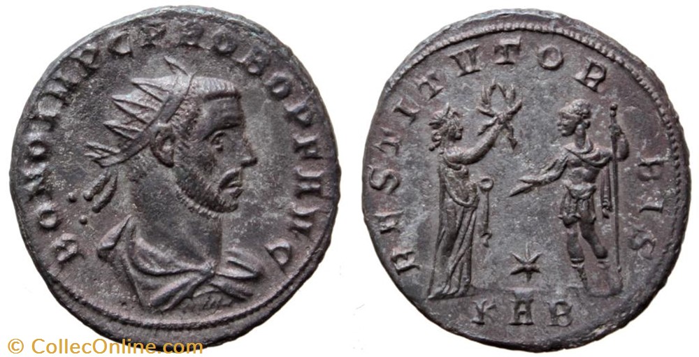 PROBUS RIC 855var. SOLD coins ancient to romans imperial and republican probus ric 855var sold