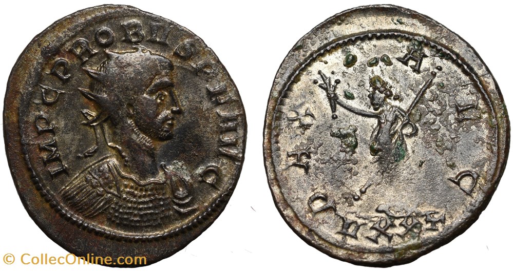 PROBUS RIC 393var. SOLD coins ancient to romans imperial and republican probus ric 393var sold