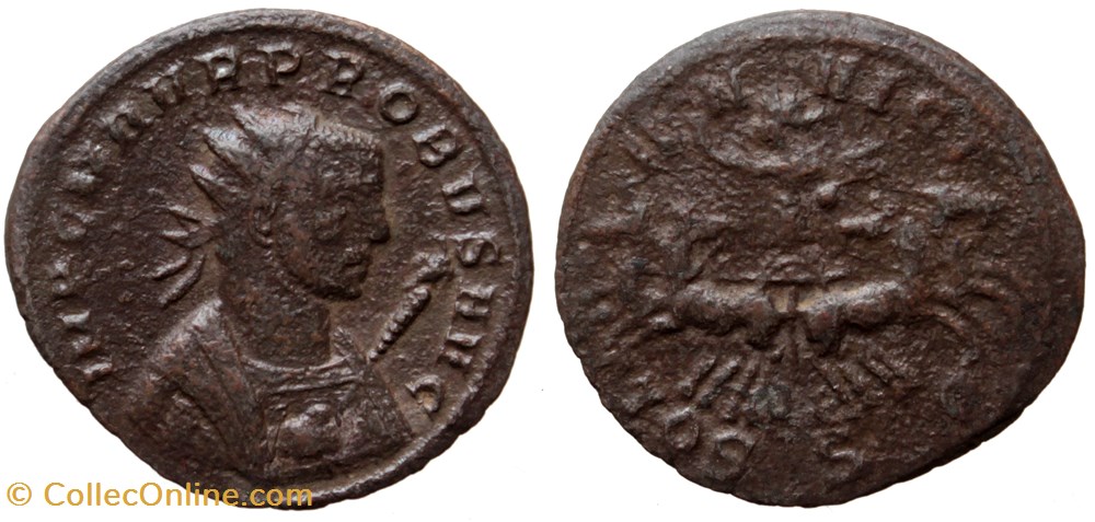 PROBUS RIC 862var. SOLD coins ancient to romans imperial and republican probus ric 862var sold