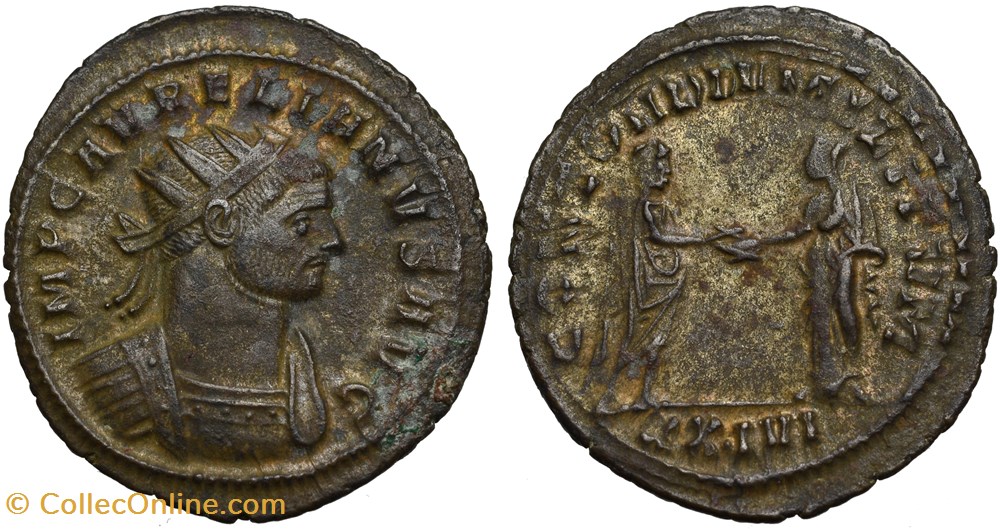 AURELIAN RIC TEMP 2391 SOLD coins ancient to roman republic imperial aurelian ric temp 2391 sold