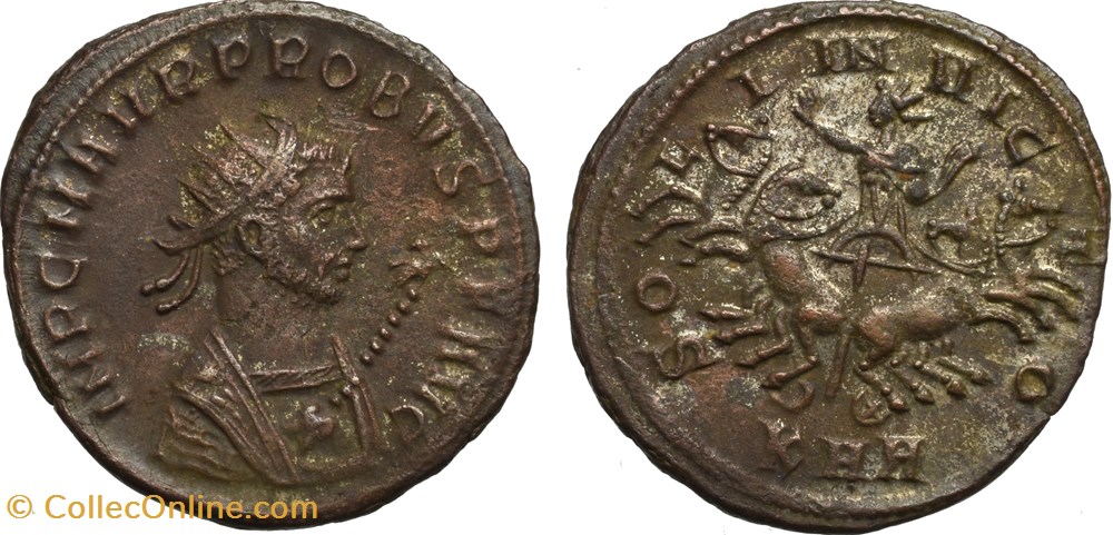 PROBUS RIC 861 VAR. H4 BUST OFFICINA 1 SOLD coins ancient to romans imperial and republican probus ric 861 var h4 bust officina 1 sold