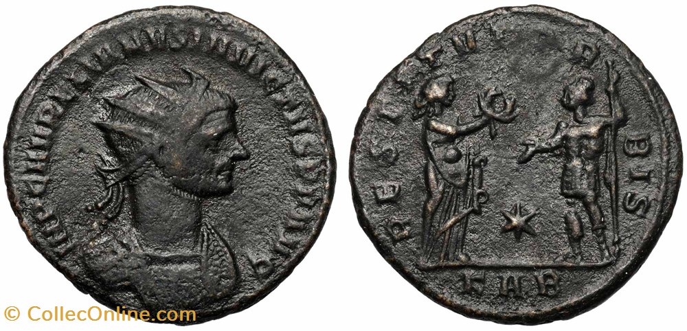AURELIAN RIC TEMP 2762 SOLD coins ancient to romans imperial and republican aurelian ric temp 2762 sold