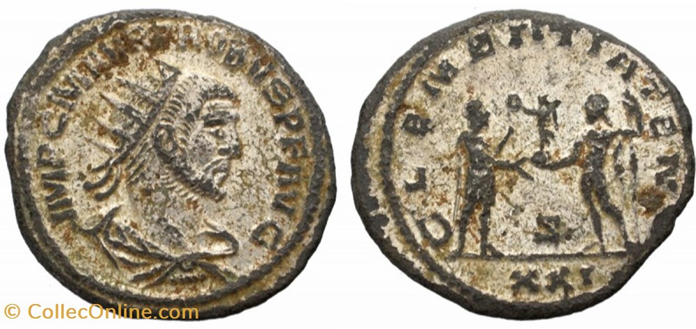 PROBUS RIC 922 VAR. INVERSE Z - SOLD coins antique to roman republican imperial probus ric 922 var inverse z sold