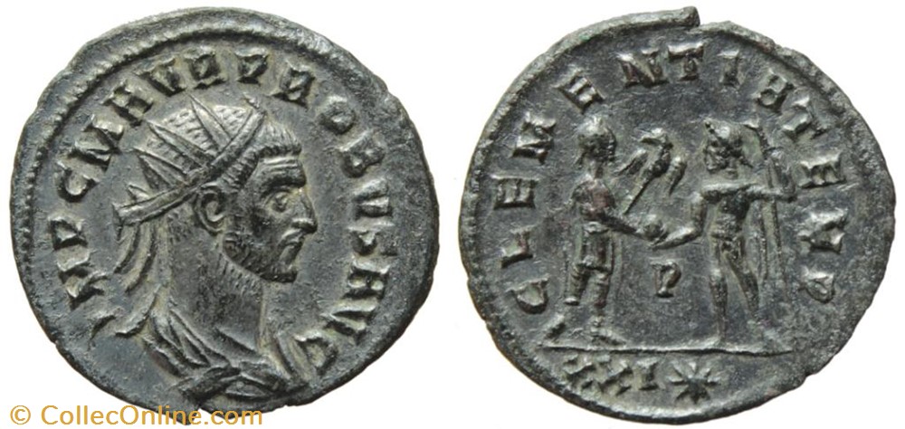PROBUS RIC 905 XXI* OFFICINA 1 SOLD coins ancient to romans imperial and republican probus ric 905 xxi officina 1 sold
