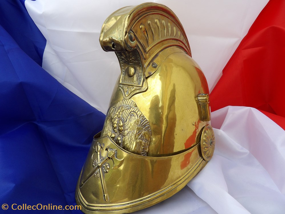 militaria pompiers casque de pompier 1852 sancheville 28