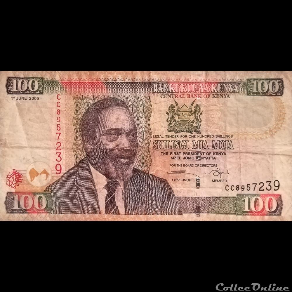 KENYA - P 48 A - 100 SHILLINGS - 2005 billet afrique kenya p 48 a 100 shillings 2005