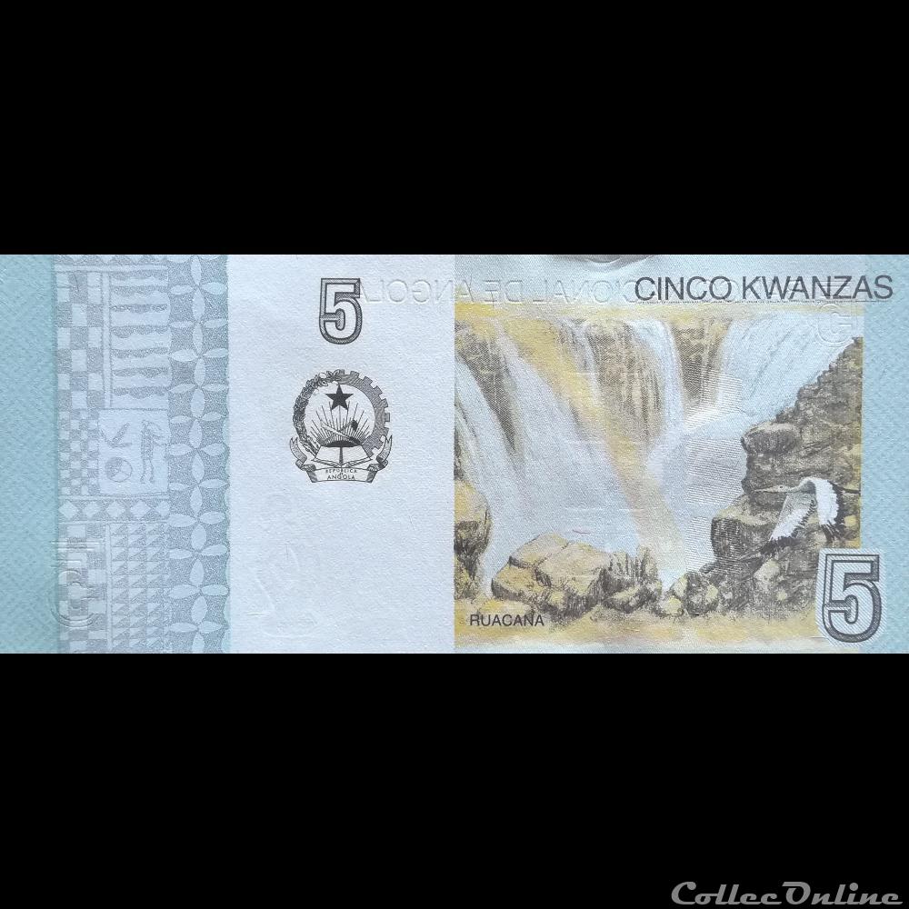 ANGOLA - P 151A - 5 KWANZAS - 2012 billet afrique angola p 151a 5 kwanzas 2012