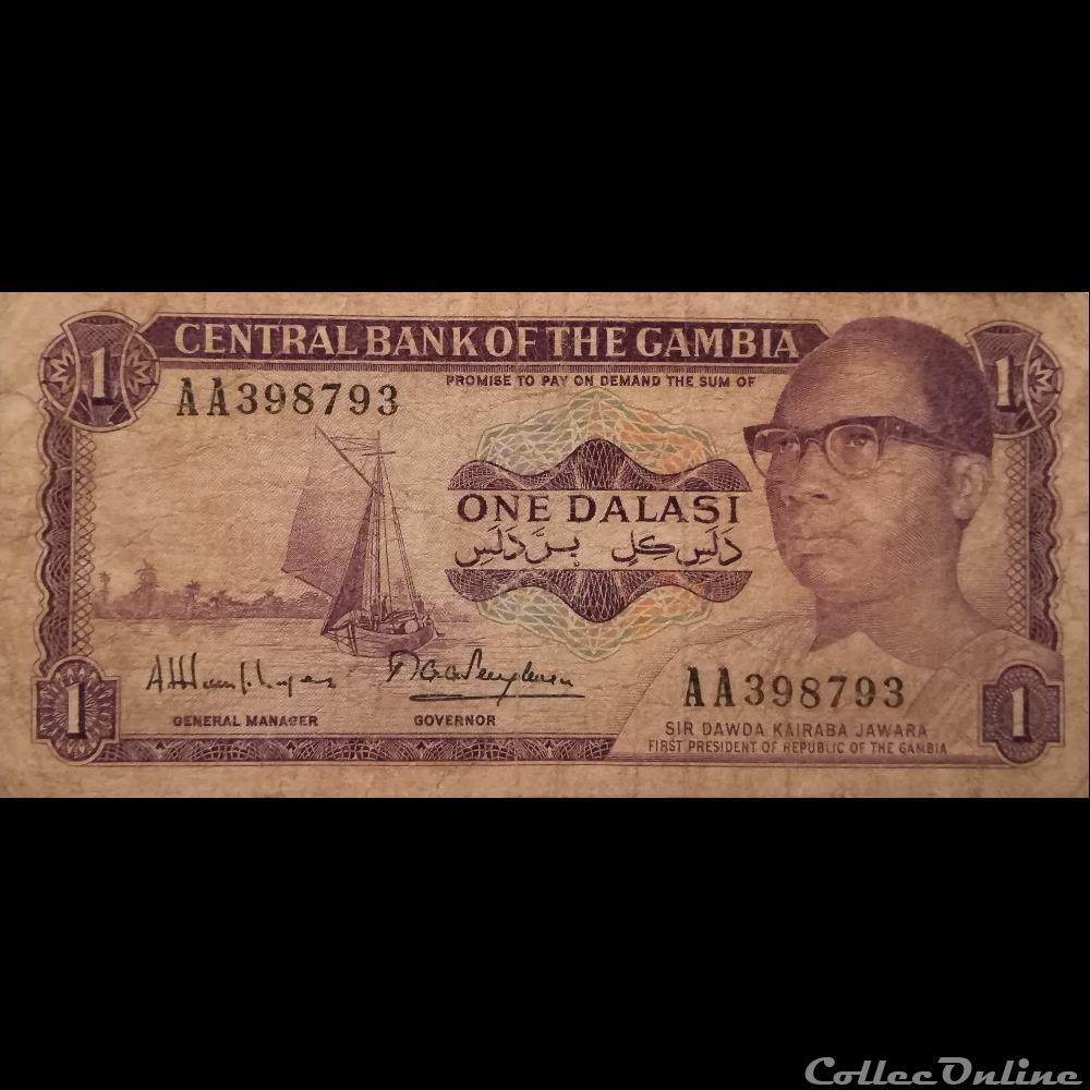 GAMBIE - P 04 G - 1 DALASI - 1987 billet afrique gambie p 04 g 1 dalasi 1987