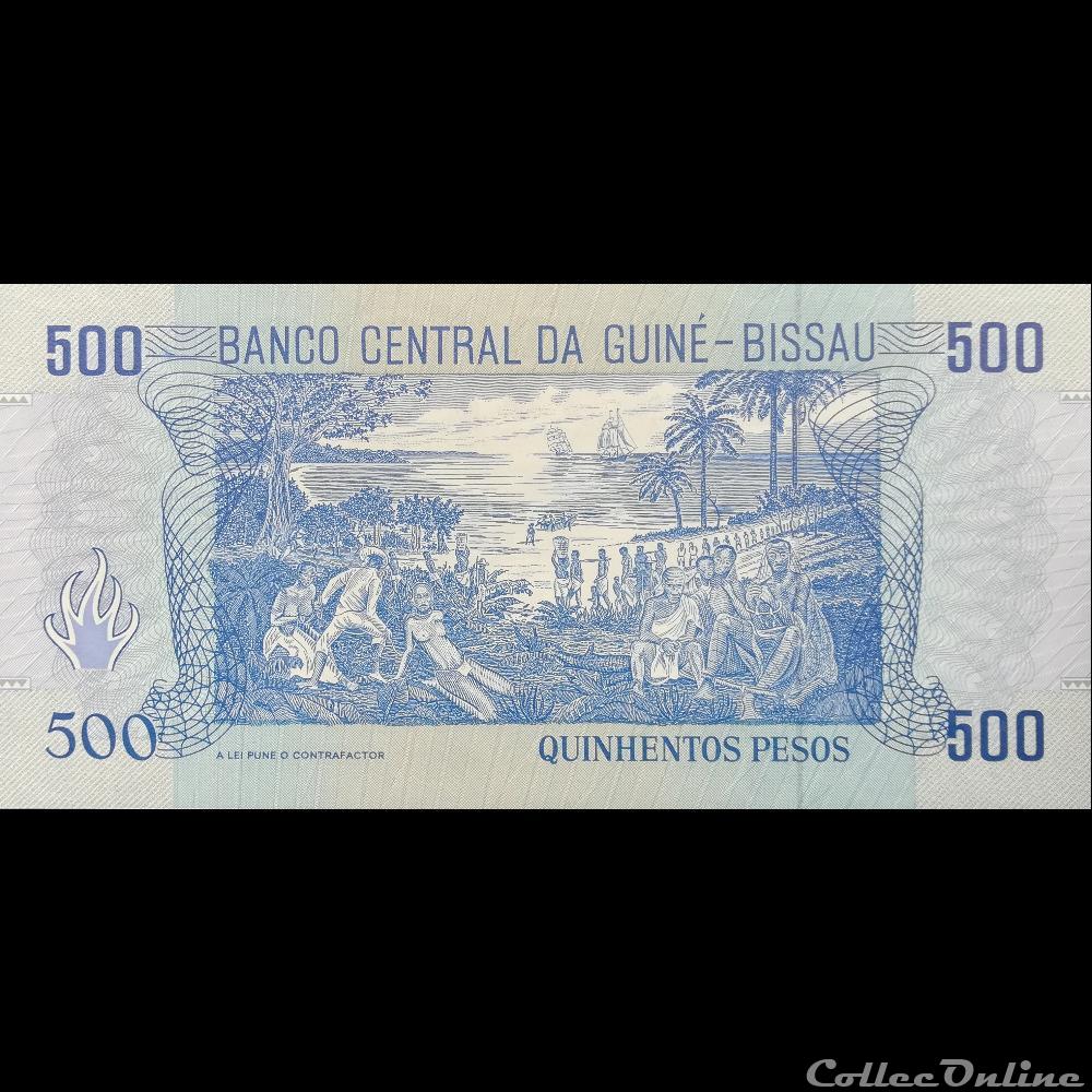 billet afrique guinee bissau p 12 500 pesos 1990