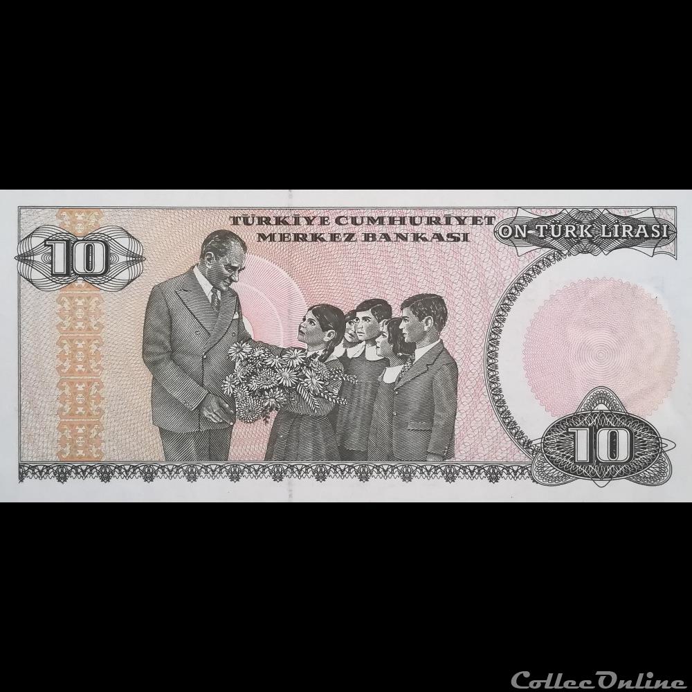 TURQUIE - P 193 B - 10 LIRA - 1982 billet asie turquie p 193 b 10 lira 1982