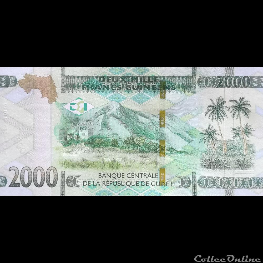 GUINEE - P new - 2000 FRANCS - 2018 billet afrique guinee p new 2000 francs 2018
