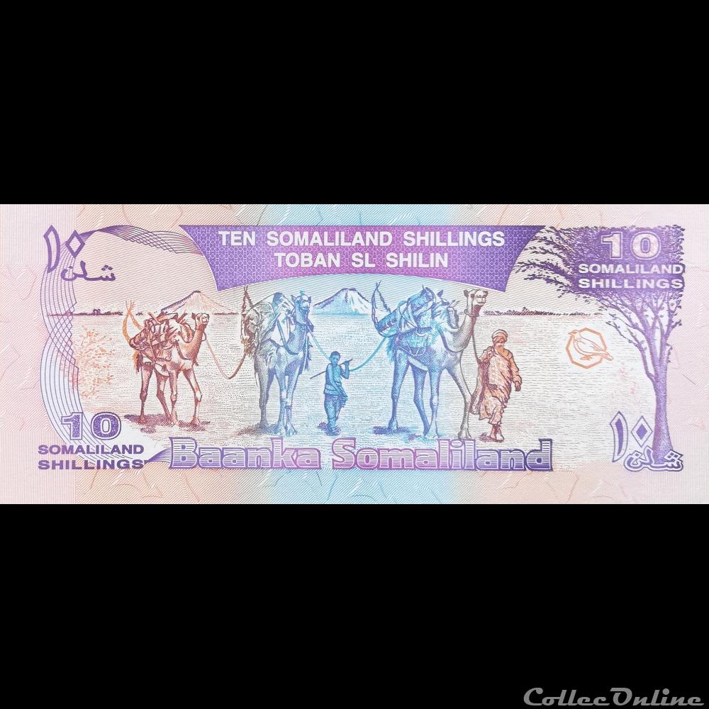 SOMALILAND - P 02 A - 10 SHILLINGS - 1994 billet afrique somalie somaliland p 02 a 10 shillings 1994
