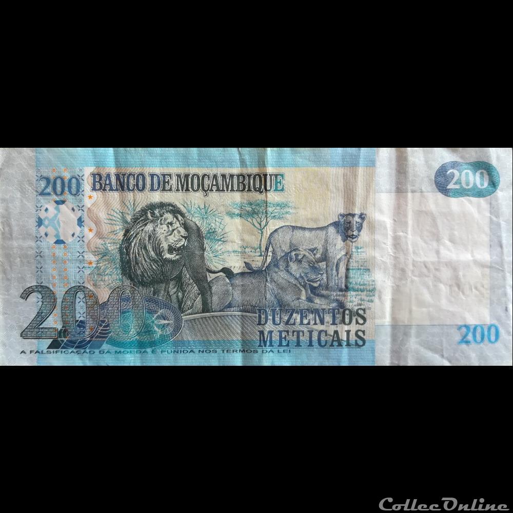 MOZAMBIQUE - P 146 A - 200 METICAIS - 2006 billet afrique mozambique p 146 a 200 meticais 2006