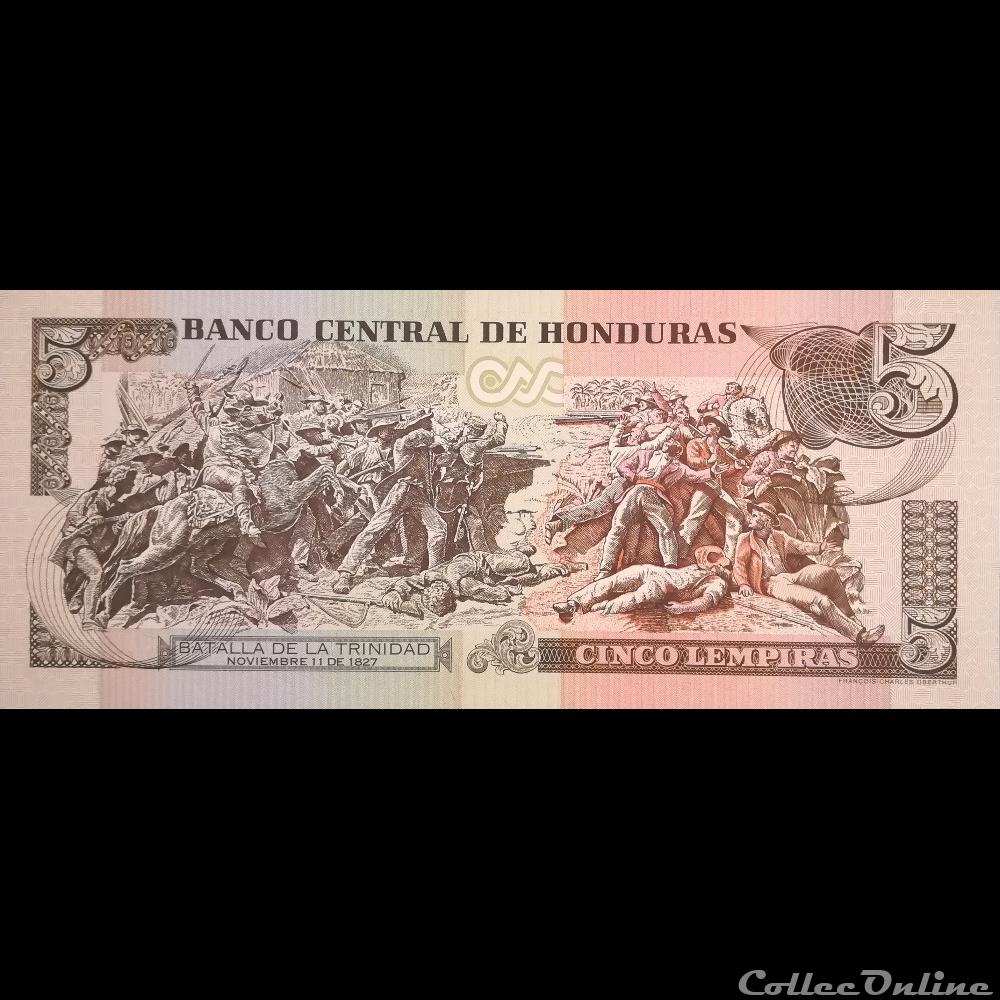 HONDURAS - P 091 A - 5 LEMPIRAS - 2006 billet amerique nord honduras p 091 a 5 lempiras 2006
