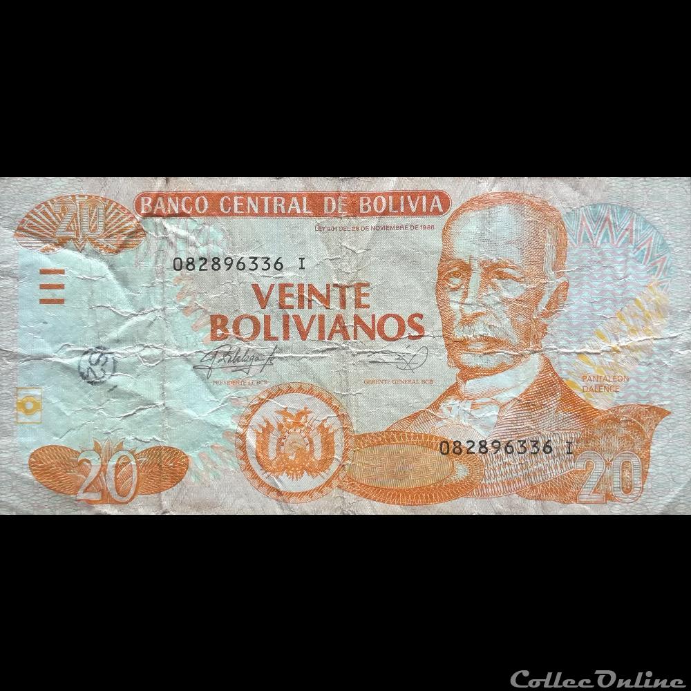 BOLIVIE - P 239A - 20 BOLIVIANOS - 2013 billet amerique du sud argentine bolivie p 239a 20 bolivianos 2013