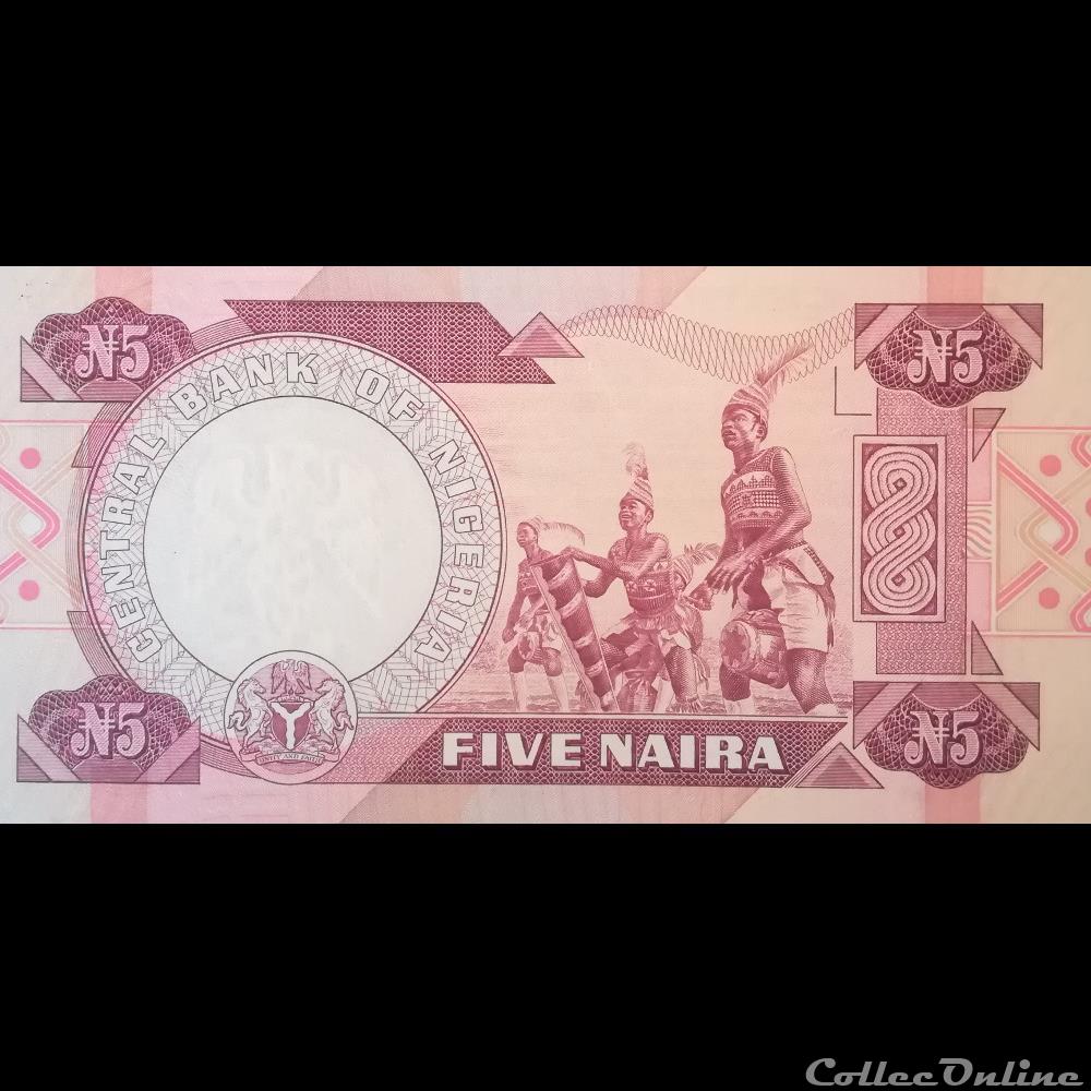 NIGERIA - P 24 D - 5 NAIRA - 1984 - 2001 billet afrique nigerium nigeria p 24 d 5 naira 1984 2001