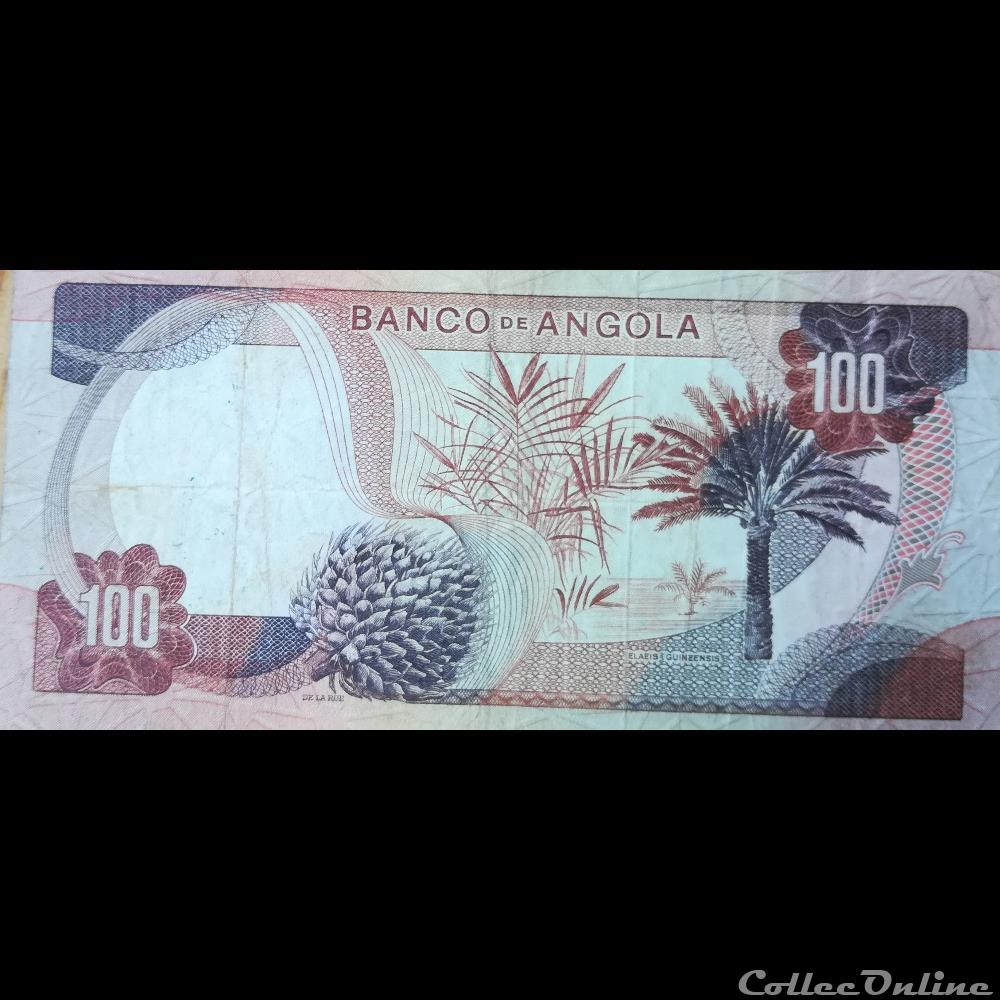 ANGOLA - P 101 - 100 ESCUDOS - 1972 billet afrique angola p 101 100 escudos 1972