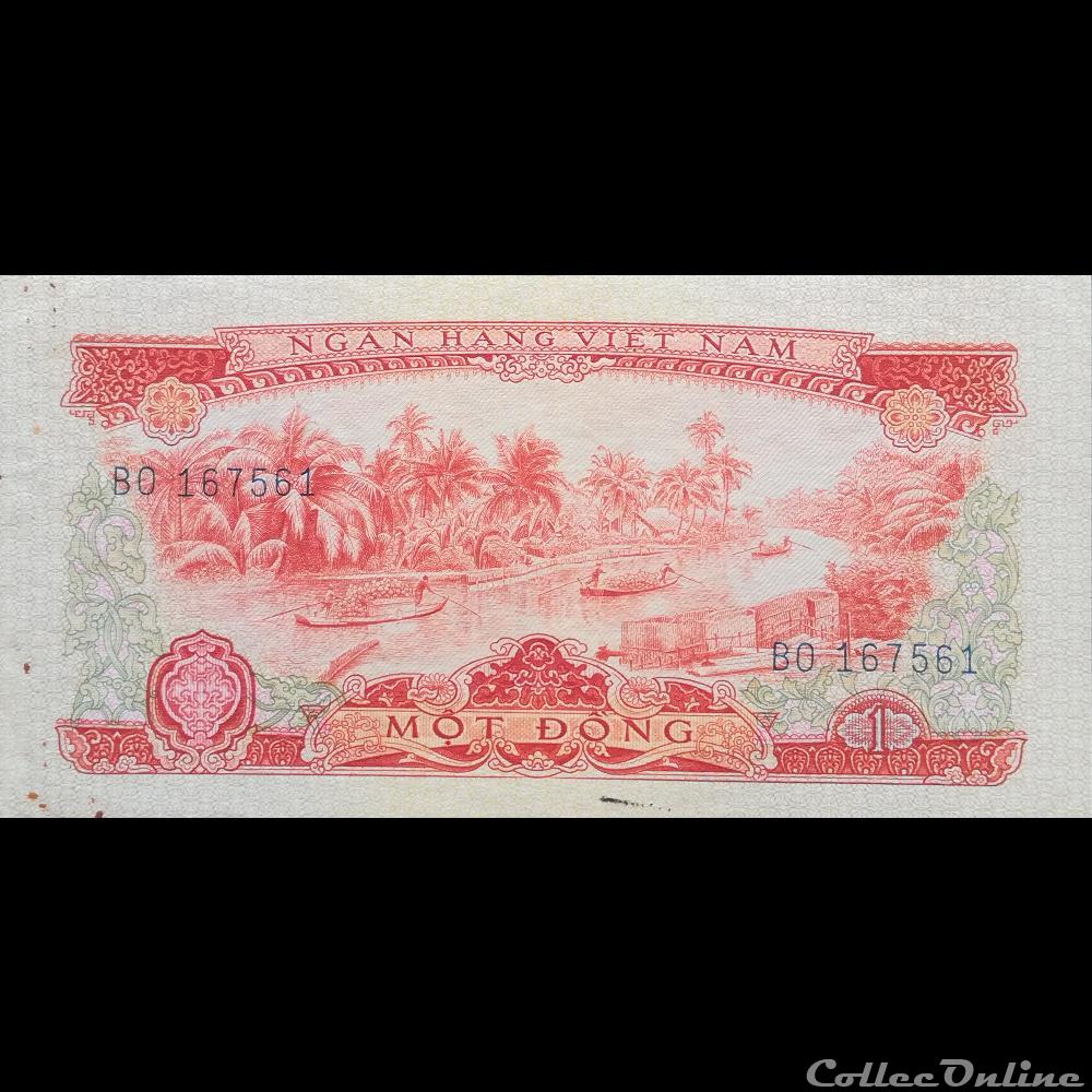 VIÊT NAM DU SUD - P 40 - 1 DÔNG - 1966 billet asie vietnam viet nam du sud p 40 1 dong 1966