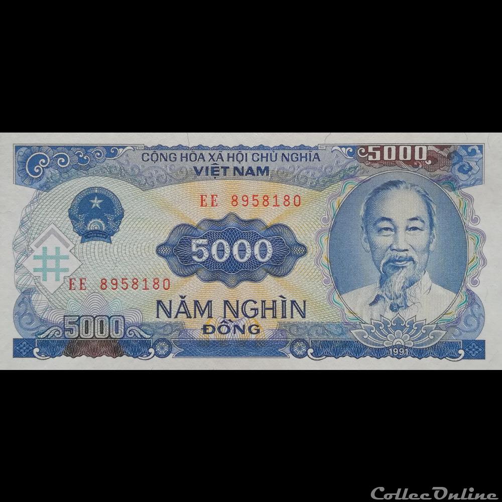 VIÊT NAM - P 108 - 5.000 DÔNG - 1991 billet asie vietnam viet nam p 108 5 000 dong 1991