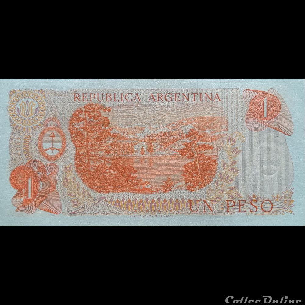 ARGENTINE - P 287 (3) - 1 PESO - 1970-73 billet amerique du sud argentine p 287 3 1 peso 1970 73