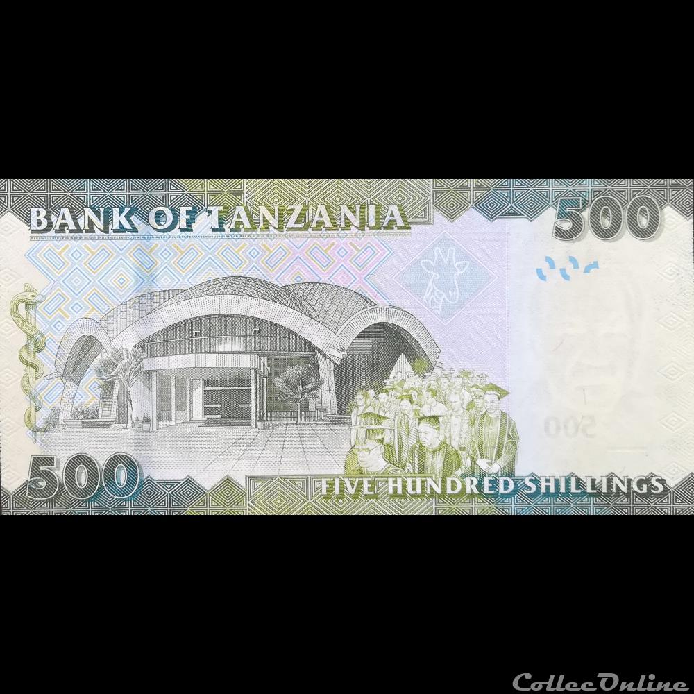 TANZANIE - P 40 - 500 SHILINGI - 2010 billet afrique tanzanie p 40 500 shilingi 2010