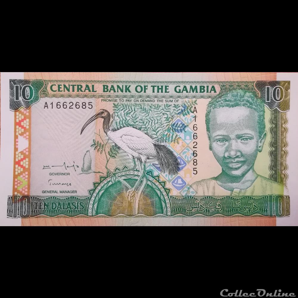 GAMBIE - P 17 - 10 DALASIS - 1996 billet afrique gambie p 17 10 dalasis 1996