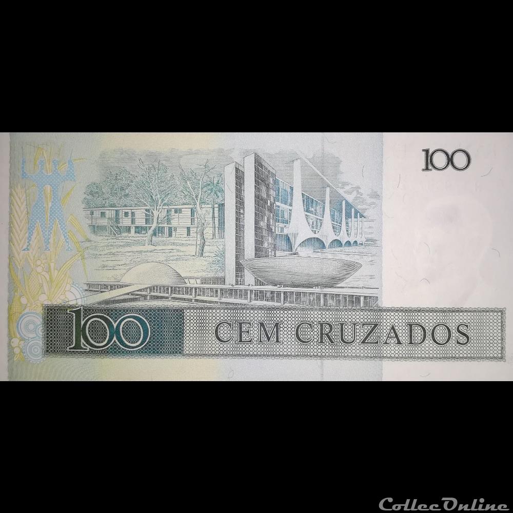 BRESIL - P 211 C - 100 CRUZADOS - 1987 billet amerique du sud bresil p 211 c 100 cruzados 1987