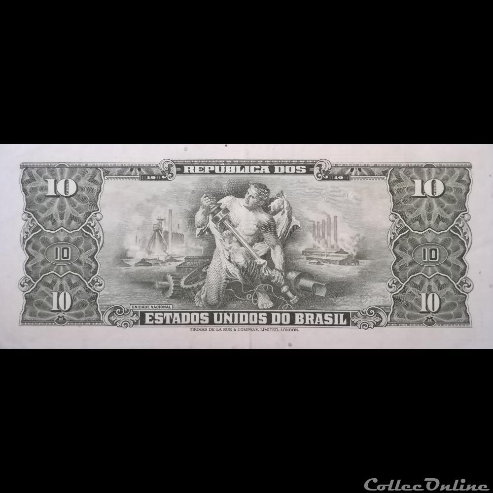 billet amerique du sud bresil p 183 b 1 centavo 1967