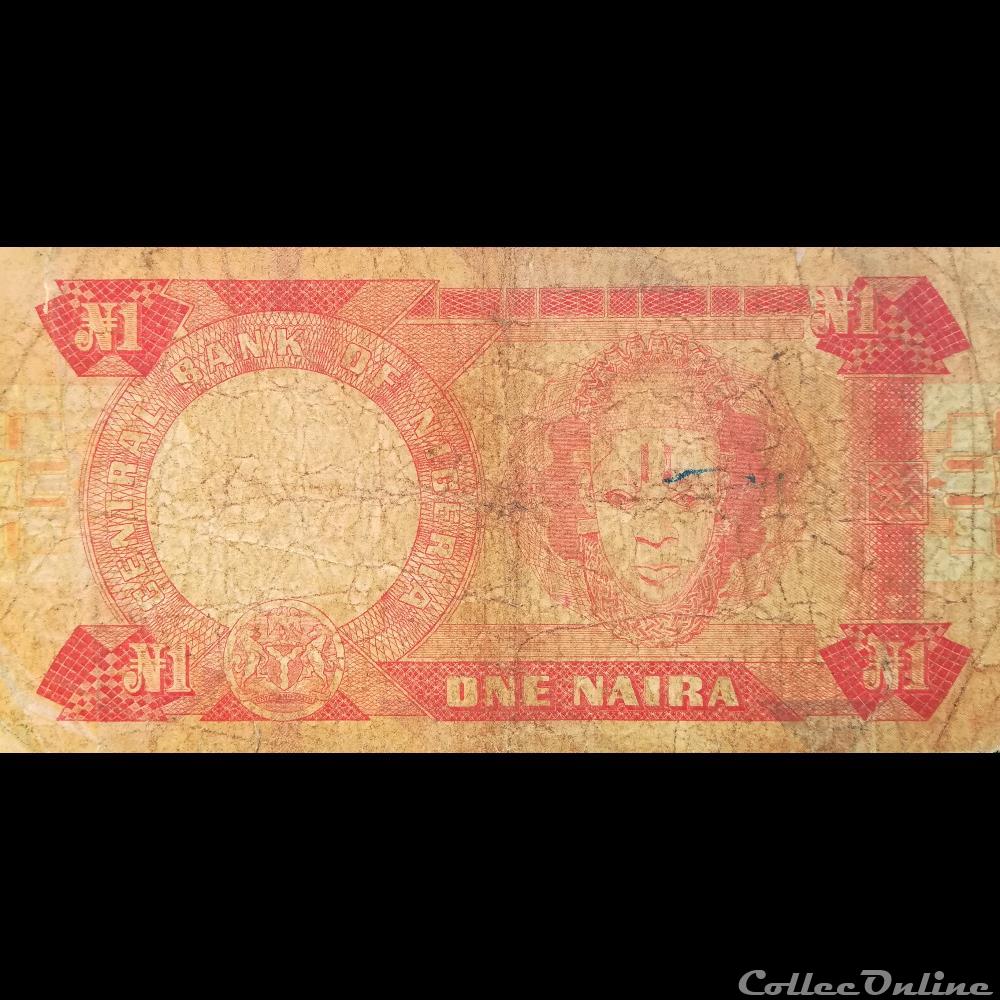 billet afrique nigerium nigeria p 19 c 1 naira 1984