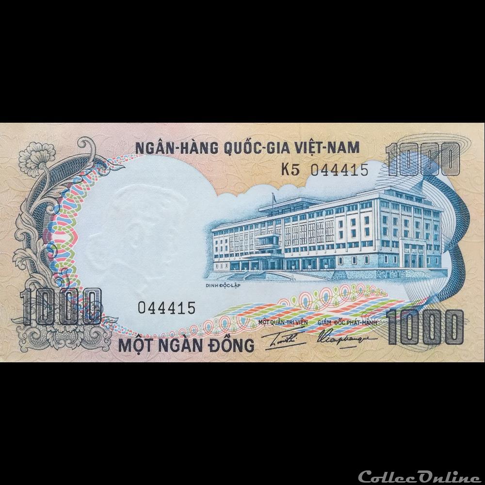VIÊT NAM DU SUD - P 34 - 1.000 DÔNG - 1972 billet asie vietnam viet nam du sud p 34 1 000 dong 1972
