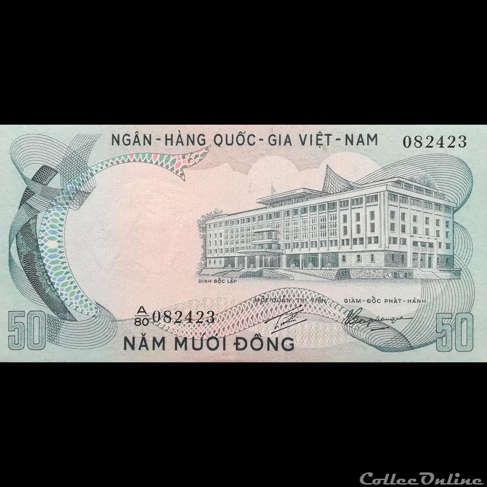 VIÊT NAM DU SUD - P 30 - 50 DÔNG - 1972 billet asie vietnam viet nam du sud p 30 50 dong 1972