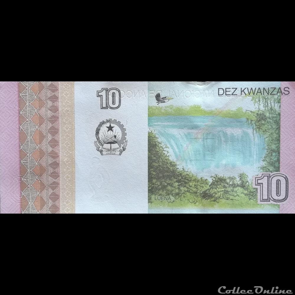 ANGOLA - P 151B - 10 KWANZAS - 2012 billet afrique angola p 151b 10 kwanzas 2012
