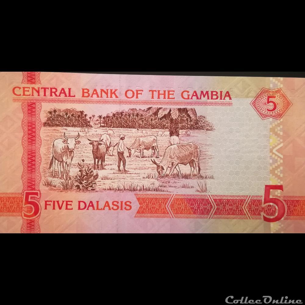 GAMBIE - P 25 - 5 DALASIS - 2013 billet afrique gambie p 25 5 dalasis 2013