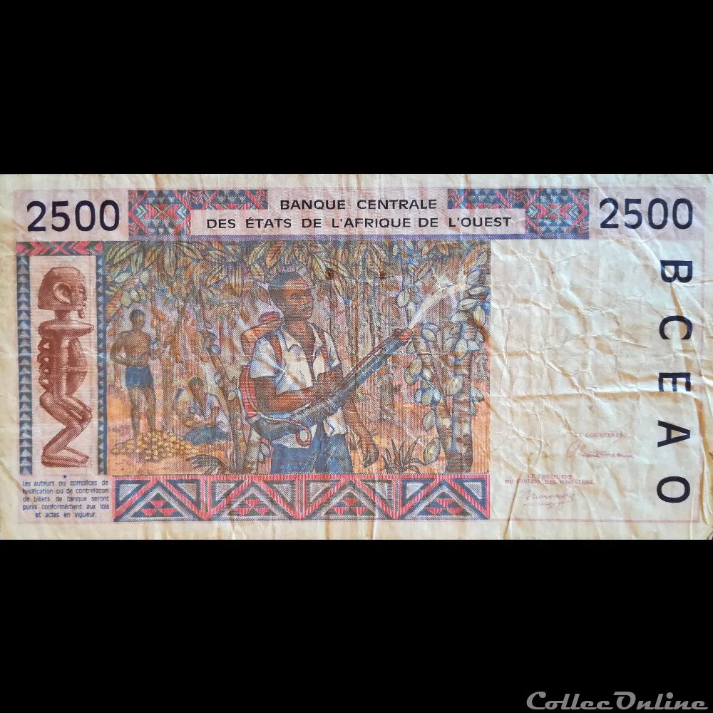SENEGAL - P 712K A - 2500 FRANCS - 1992 billet afrique senegal p 712k a 2500 francs 1992