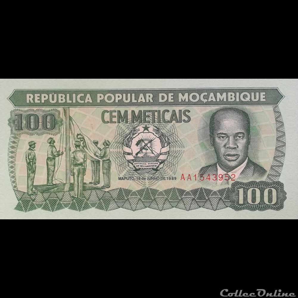 MOZAMBIQUE - P 130 C - 100 METICAIS - 1989 billet afrique mozambique p 130 c 100 meticais 1989