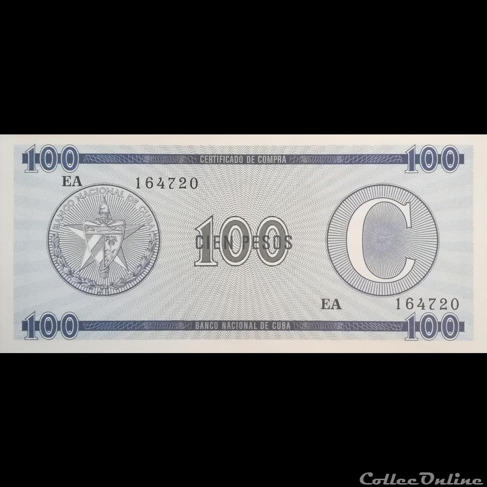 CUBA - P FX 25 - 100 PESOS - ND billet amerique du nord cuba p fx 25 100 pesos nd