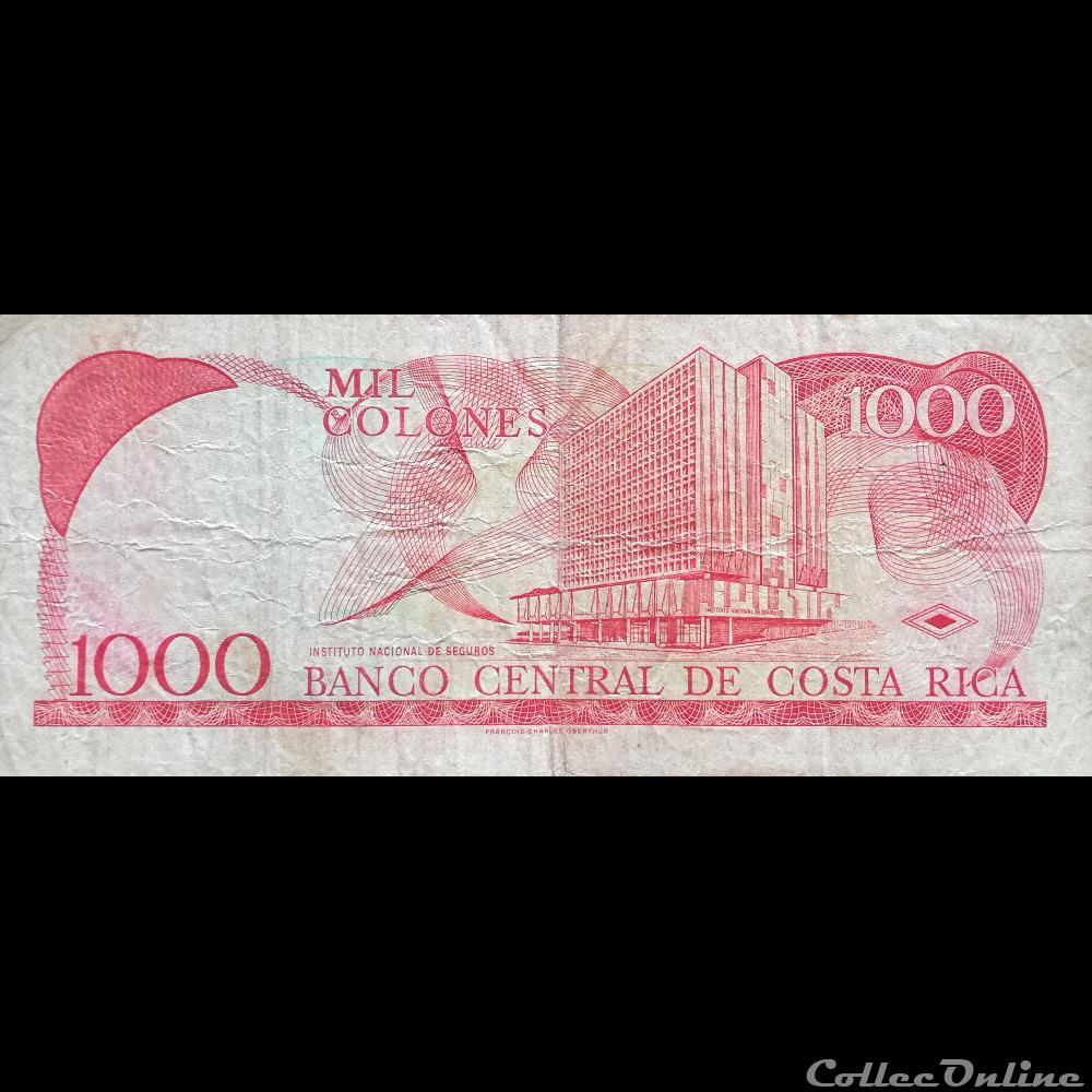 billet amerique du nord costum costa rica p 264 d 1000 colones 2003