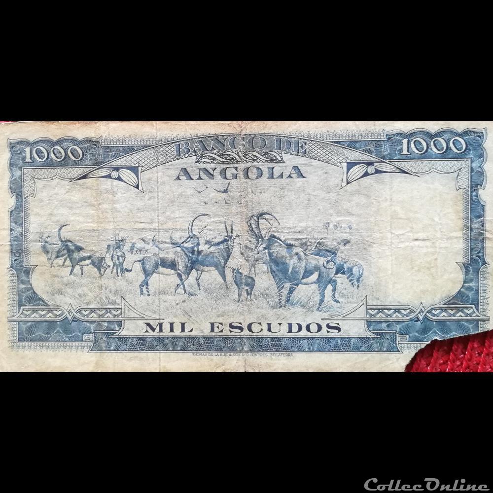 ANGOLA - P 096 - 1000 ESCUDOS - 1962 billet afrique angola p 096 1000 escudos 1962