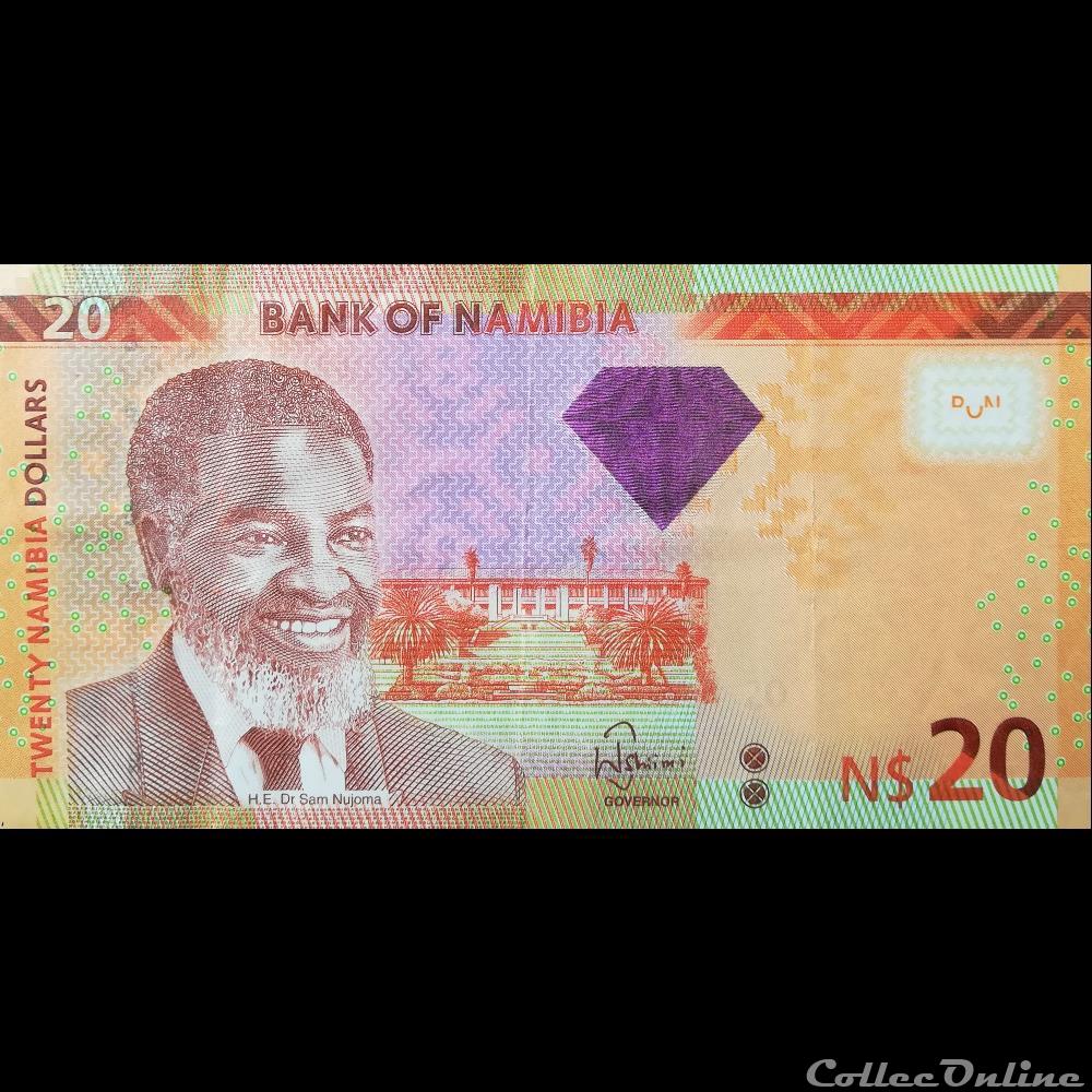 NAMIBIE - P 12 B - 20 NAMIBIA DOLLARS - 2013 billet afrique namibie p 12 b 20 namibia dollars 2013