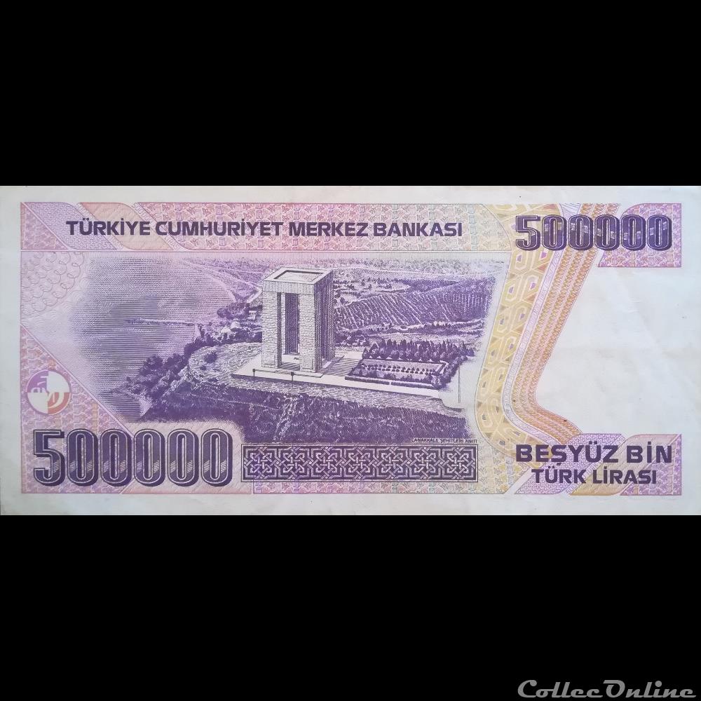 TURQUIE - P 212 A - 500.000 LIRA - 1998 billet asie turquie p 212 a 500 000 lira 1998