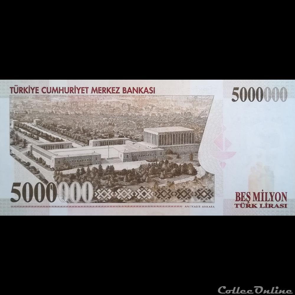 TURQUIE - P 210 B - 5000.000 LIRA - 1997 billet asie turquie p 210 b 5000 000 lira 1997