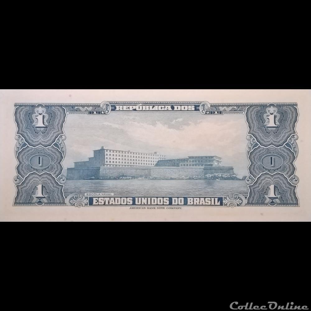 BRESIL - P 150 D - 1 CRUZEIRO - 1954 - 1958 billet amerique du sud bresil p 150 d 1 cruzeiro 1954 1958