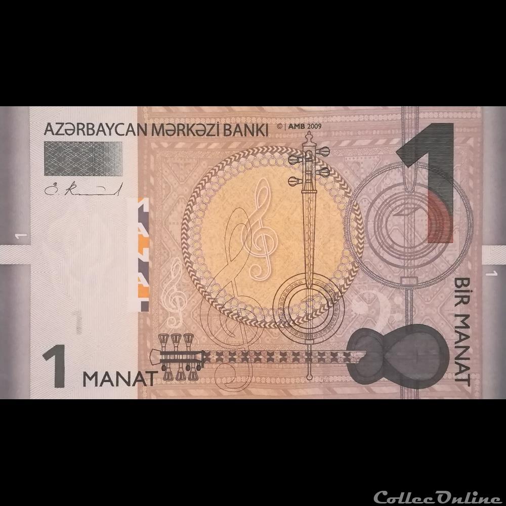 AZERBAIDJAN - P 24 B - 1 MANAT 2009 billet asie azerbaidjan p 24 b 1 manat 2009