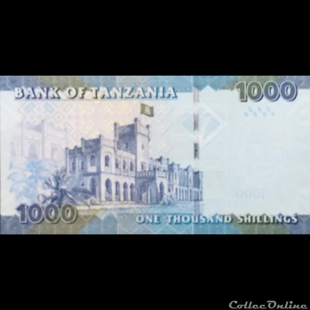 billet afrique tanzanie p 41 1000 shilingi 2010