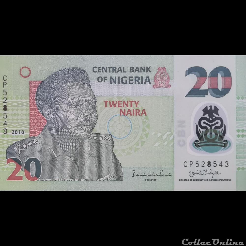 NIGERIA - P 34 F - 20 NAIRA - 2010 billet afrique nigerium nigeria p 34 f 20 naira 2010