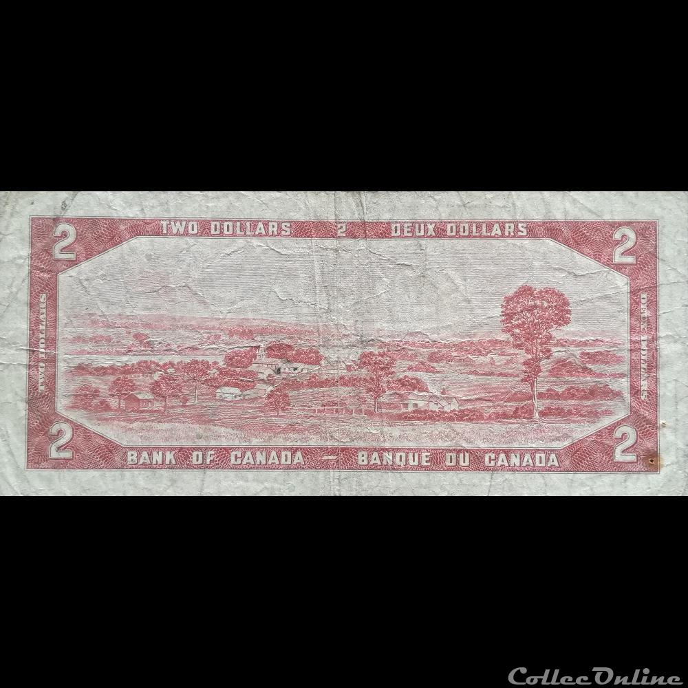 CANADA - P 075 B - 2 DOLLARS - 1954 billet amerique du nord canadum canada p 075 b 2 dollars 1954