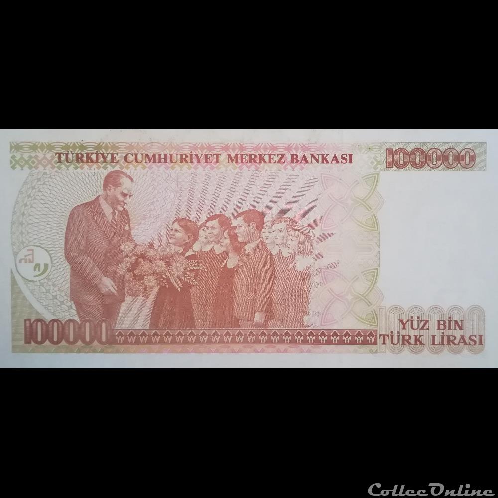 TURQUIE - P 206 - 100.000 LIRA - 1997 billet asie turquie p 206 100 000 lira 1997