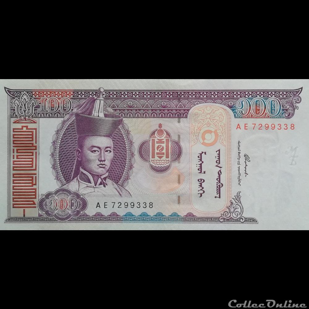 MONGOLIE - P 65 A - 100 TÖGRÖG - 2000 billet asie mongolie p 65 a 100 togrog 2000
