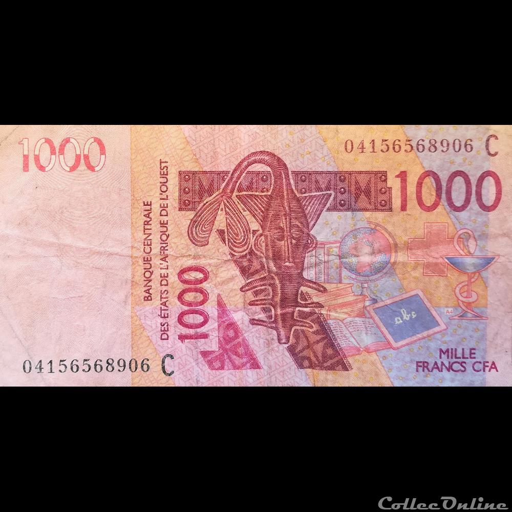 BURKINA FASO - P 315C A - 1000 FRANCS - 2003 billet afrique burkina faso p 315c a 1000 francs 2003